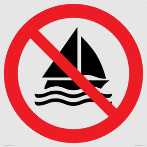 Prohibition: No sailing